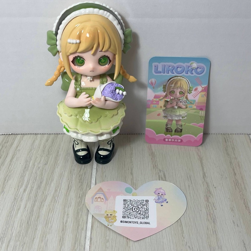 Simon Toys Liroro Sweetheart Dream Factory Series Vanilla Waffle Figure Green